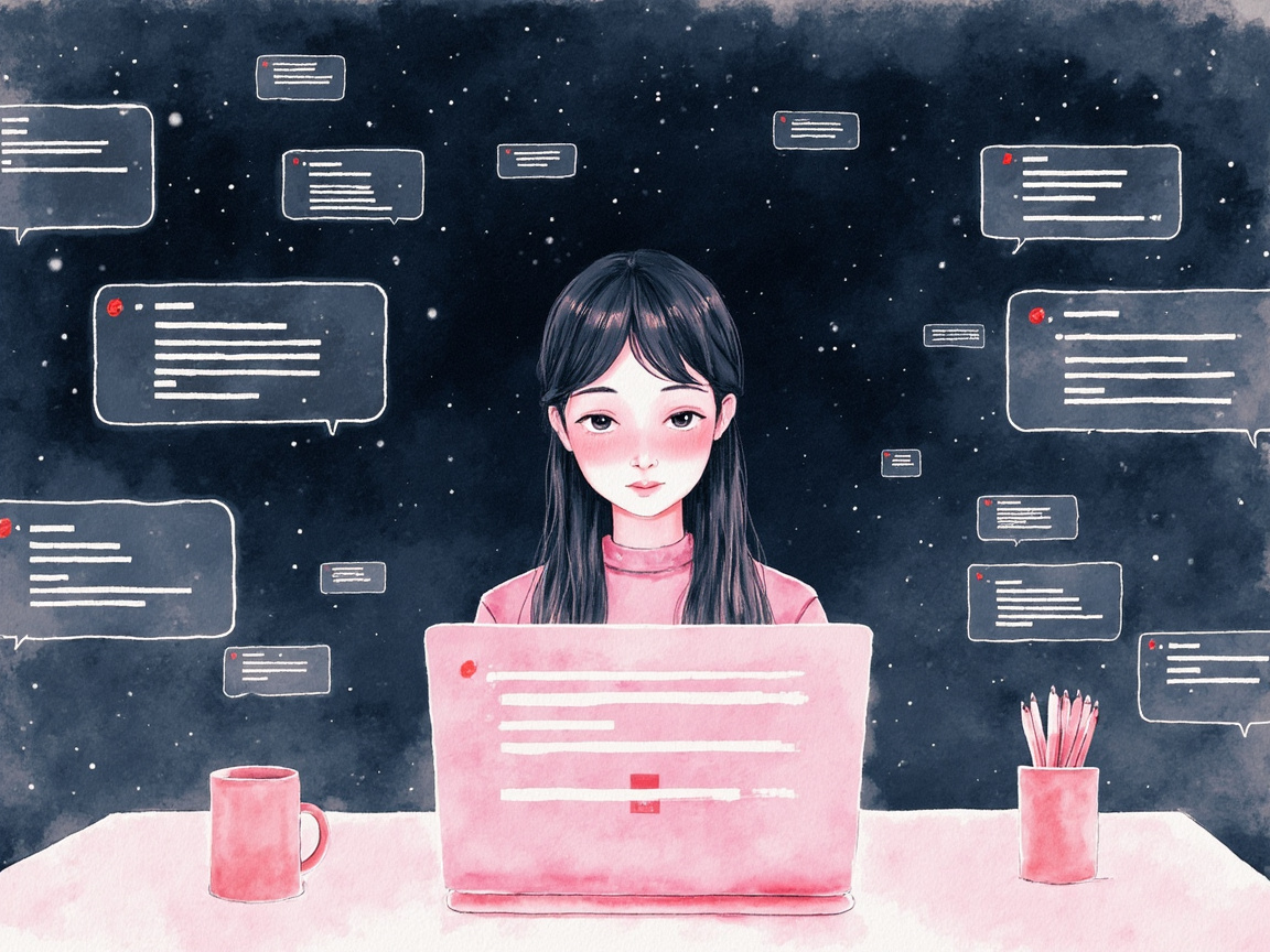 水彩淡彩插画